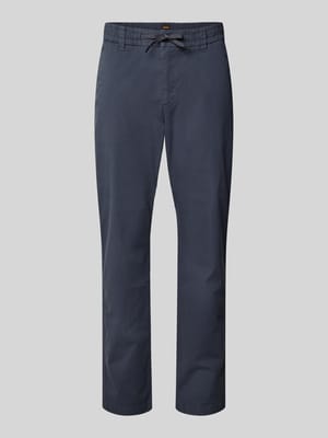 Tapered Chino aus Baumwoll-Mix Modell 'CHINO-TAPERED-DS-10' Shop The Look MANNEQUINE