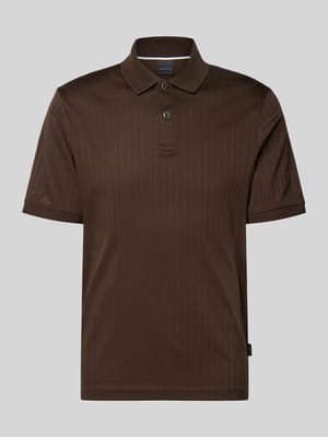 Regular Fit Poloshirt mit Knopfleiste Shop The Look MANNEQUINE
