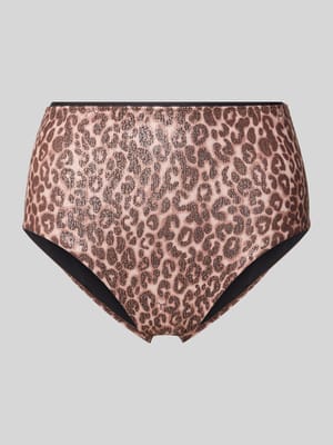 slim fit bikinibroekje met all-over dierenprint model 'Leopard' Shop The Look MANNEQUINE