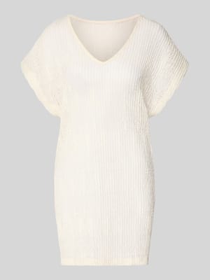 Długa koszulka z dekoltem w serek model 'ZINIA BEACHSOUL' Shop The Look MANNEQUINE