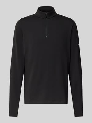 bluza o kroju regular fit ze stójką model 'SW_Active QZ' Shop The Look MANNEQUINE