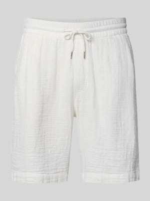 Shorts mit Eingrifftaschen und elastischem Bund Shop The Look MANNEQUINE