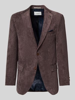 Regular fit 2-knoops colbert met reverskraag, model 'Theo' Shop The Look MANNEQUINE