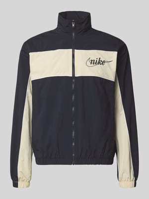 Trainingsjacke mit Logo und Reißverschluss Shop The Look MANNEQUINE