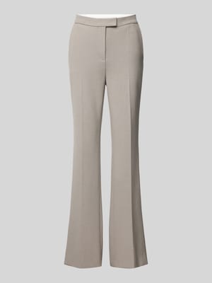 Bootcut pantalon met persplooien Shop The Look MANNEQUINE