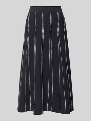 Strickrock aus Viskose-Mix mit elastischem Bund Shop The Look MANNEQUINE