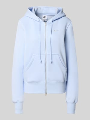 Regular Fit Sweatjacke mit Logo-Stitching Modell 'Phoenix' Shop The Look MANNEQUINE