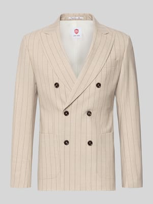 Marynarka o kroju slim fit z kołnierzem z połami Model 'Phinix' Shop The Look MANNEQUINE