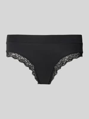 Slim fit slip met kant Shop The Look MANNEQUINE