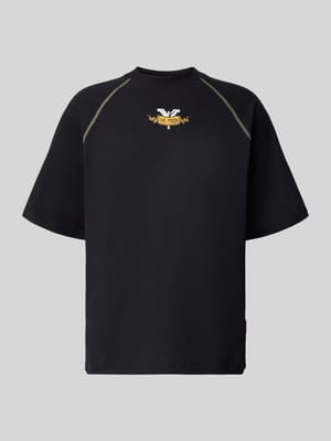 Oversized T-Shirt mit Label-Print Shop The Look MANNEQUINE