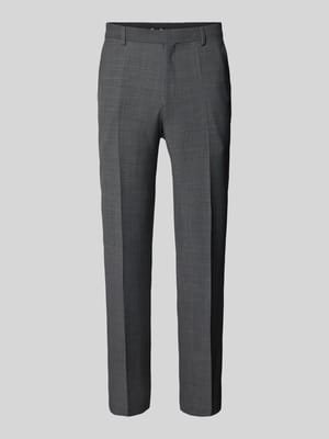 Pantalon met persplooien, model 'Leon' Shop The Look MANNEQUINE