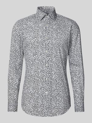 Slim Fit Hemd aus Baumwoll-Mix Shop The Look MANNEQUINE