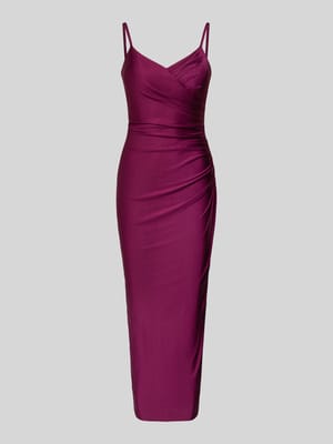 sukienka koktajlowa z cienkimi ramiączkami i dekoltem w serek Shop The Look MANNEQUINE