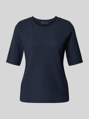 Regular Fit T-Shirt mit Strukturmuster Shop The Look MANNEQUINE
