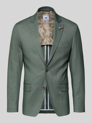 slim fit 2-knoops colbert met klepzakken Shop The Look MANNEQUINE
