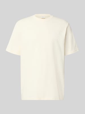 t-shirt met labelprint model 'Ben Goods' Shop The Look MANNEQUINE