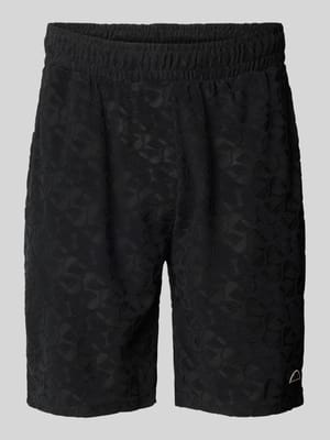 Regular Fit Shorts mit Strukturmuster Modell 'VIZZANO' Shop The Look MANNEQUINE