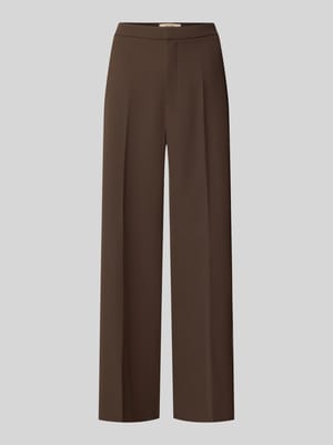 Straight Fit Anzughose mit Bügelfalten Modell 'Leya Miley' Shop The Look MANNEQUINE