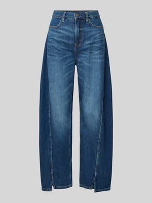 Wide leg jeans met steekzakken, model 'BALOON SPLIT' Shop The Look MANNEQUINE