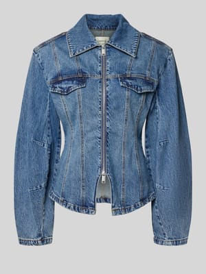 Jeansjacke aus Baumwoll-Mix Modell 'Melu' Shop The Look MANNEQUINE