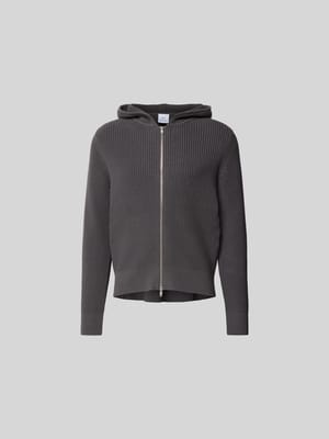 Regular Fit Jacke in Strick-Optik Shop The Look MANNEQUINE