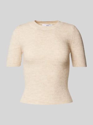 Strickshirt in Ripp-Optik Modell 'CAMISETE' Shop The Look MANNEQUINE