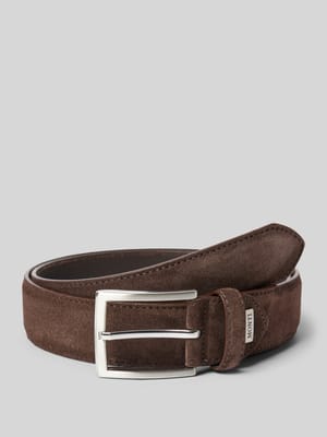 Leren riem met doornsluiting, model 'MONTREAL' Shop The Look MANNEQUINE