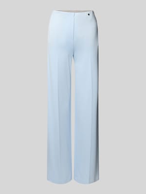 Stoffen broek van viscosemix met persplooien Shop The Look MANNEQUINE