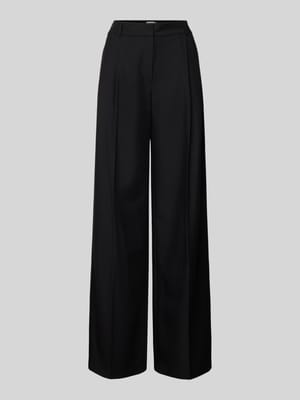 Relaxed fit stoffen broek met viscose Shop The Look MANNEQUINE