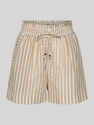 Relaxed Fit Shorts mit Smok-Details Shop The Look MANNEQUINE