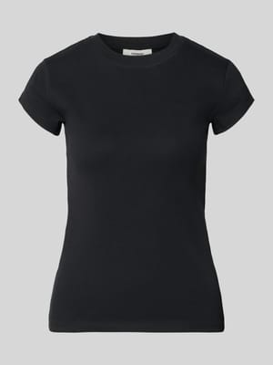 t-shirt z okrągłym dekoltem model 'EVERYDAY' Shop The Look MANNEQUINE