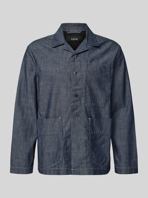 relaxed fit hemdjack in denim-look model 'Marseille' Shop The Look MANNEQUINE