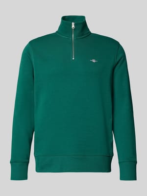 Sweatshirt met opstaande kraag en ritssluiting Shop The Look MANNEQUINE