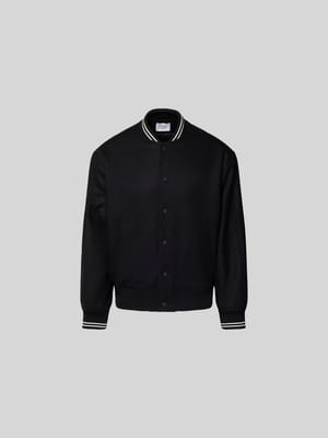 Blouson mit gerippten Abschlüssen Shop The Look MANNEQUINE