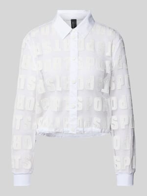 Półprzezroczysta kurtka z zapięciem na zatrzask Shop The Look MANNEQUINE