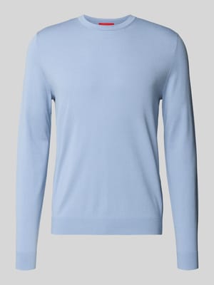 sweter z dzianiny o kroju regular fit z mieszanka wiskozy model 'SAN CODY-CV' Shop The Look MANNEQUINE