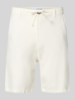 Slim Fit Bermudas aus Baumwoll-Leinen-Mix Modell 'BRODY' Shop The Look MANNEQUINE