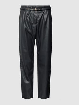 Spodnie z imitacji skóry model ‘HEIDI’ Shop The Look MANNEQUINE