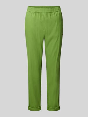 Stoffhose aus Leinen-Mix mit französischen Eingrifftaschen Shop The Look MANNEQUINE