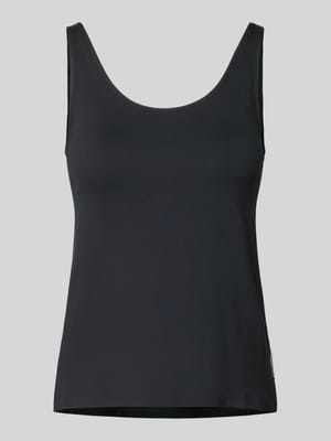 Regular Fit Tank Top aus Viskose-Elasthan-Mix Shop The Look MANNEQUINE