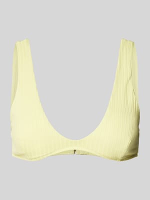 Bustier-Bikini-Oberteil mit Strukturmuster Shop The Look MANNEQUINE