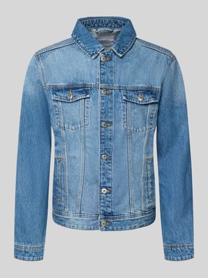 Jeansjacke mit Brusttaschen Shop The Look MANNEQUINE