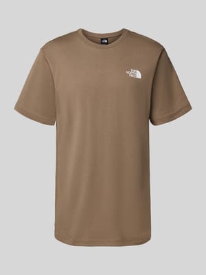 T-shirt met labelprint Shop The Look MANNEQUINE