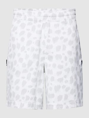 Shorts mit Allover-Print Modell 'DOWNTOWN' Shop The Look MANNEQUINE