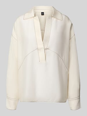 Loose fit tuniek met zijde, model 'BRIZZY' Shop The Look MANNEQUINE