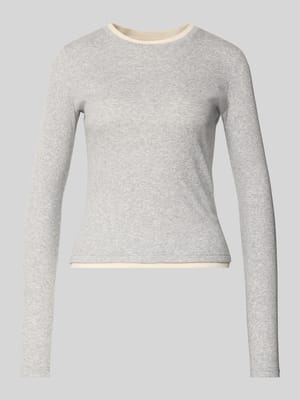 Longsleeve mit Rundhalsausschnitt Shop The Look MANNEQUINE
