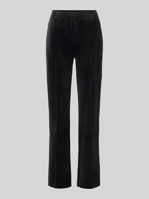 Straight fit sweatpants met elastische band, model 'ADRIANO' Shop The Look MANNEQUINE