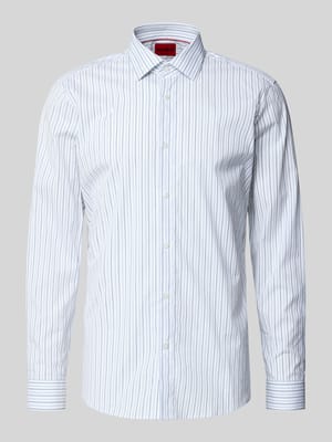 Regular Fit Businesshemd aus reiner Baumwolle Modell 'VALERIO' Shop The Look MANNEQUINE
