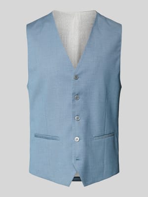 Regular fit gilet met paspelzakken Shop The Look MANNEQUINE