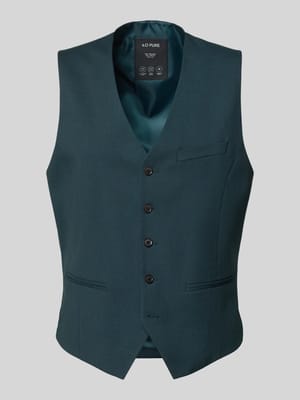 Slim Fit Anzugweste mit Viskose-Anteil Modell 'SO PURE' Shop The Look MANNEQUINE